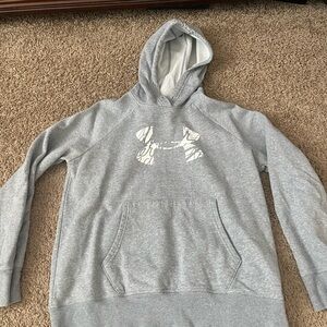 Under Armour Light Gray Fleece Jacket